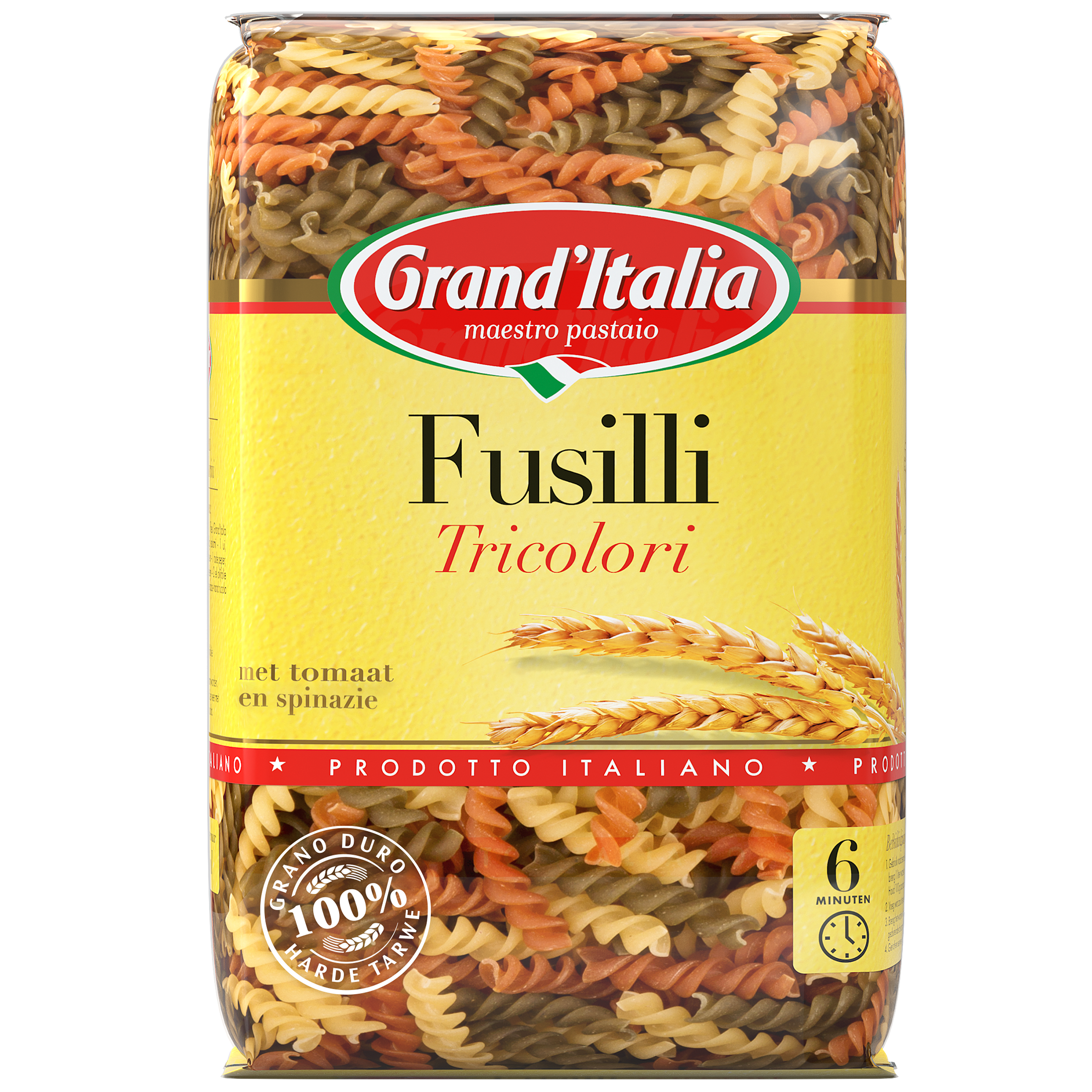 Pasta Fusilli Tricolori 500g Grand'Italia
